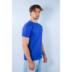 Tommy Hilfiger Koszulka MW0MW10800 Stretch Slim Fit Tee, niebieska - obrazek 5