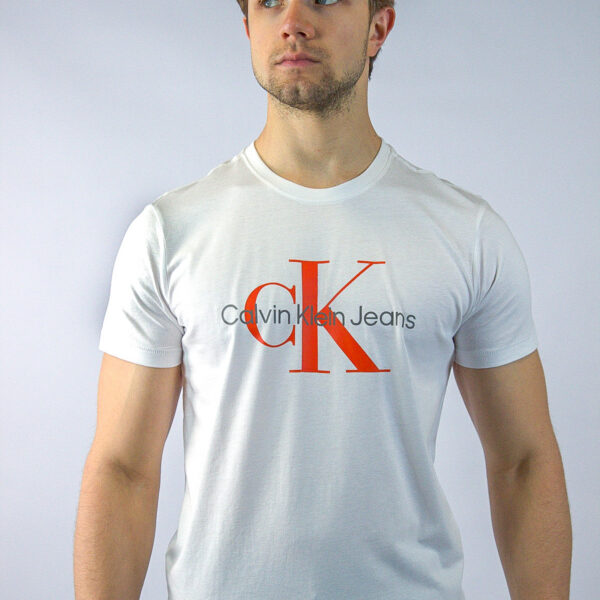 Koszulka Calvin Klein Jeans męska biała