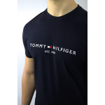 Tommy Hilfiger Koszulka MW0MW11797 Core Tommy Logo Tee, granatowa - obrazek 6