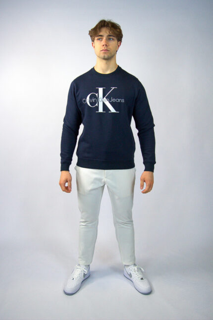 Calvin Klein Jeans Bluza bez kaptura J30J320933 CHW, granatowa - obrazek 7
