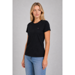 Tommy Hilfiger Koszulka WW0WW27735 New Crew Neck Tee, czarna - obrazek 2