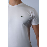 Lacoste Koszulka TH2038 Regular Fit, biała - obrazek 8