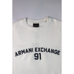 Armani Exchange Bluza TUMH2948Y65 Sweatshirt, biała - obrazek 9