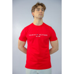 Tommy Hilfiger Koszulka MW0MW11797 Core Tommy Logo Tee, czerwona - obrazek 2