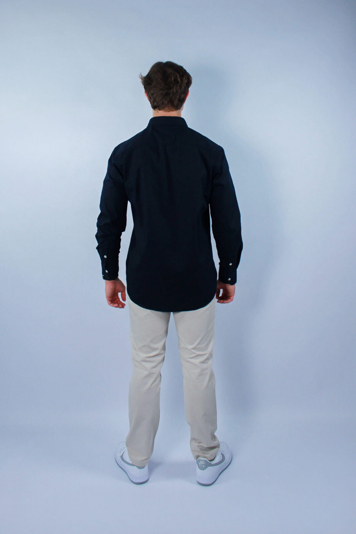 Koszula Tommy Jeans męska Slim Fit granatowa — zdjęcie 8
