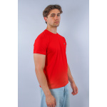 Lacoste Koszulka TH2038 Regular Fit, czerwona - obrazek 2