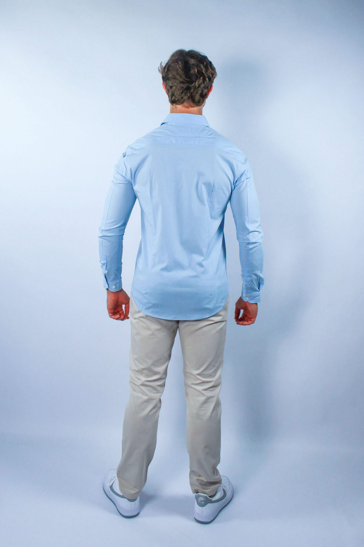 Koszula Tommy Jeans męska Slim Fit niebieska — zdjęcie 7