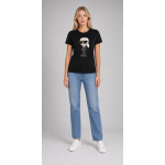 Karl Lagerfeld Koszulka 230W1700 Ikonik 2.0 Karl T-shirt, czarna - obrazek 6