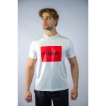 Hugo Koszulka 50467952 Diragolino212 T-shirt, biała - obrazek 2
