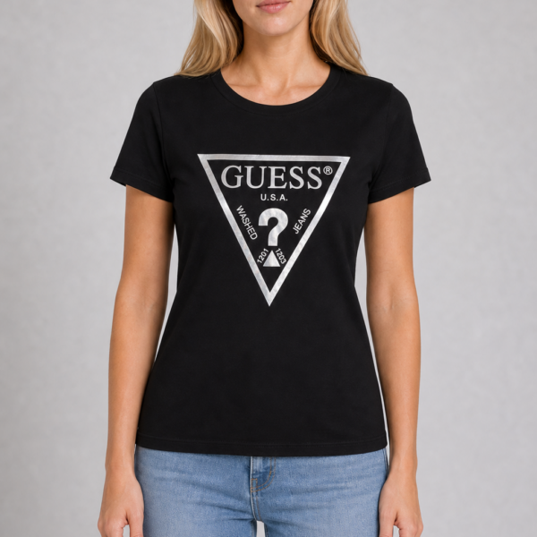 Koszulka Guess męska Iridescent Signature