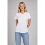 Guess Koszulka M3BI81K9RM1 Iridescent Signature Tee - obrazek 4