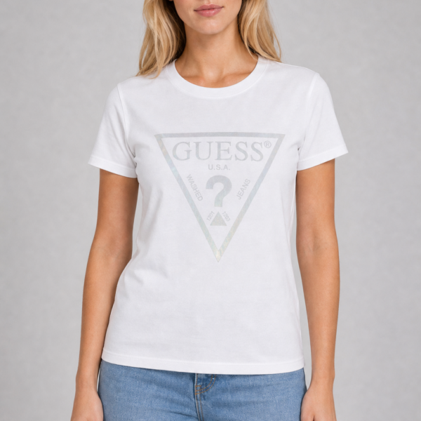 Koszulka Guess męska Iridescent Signature