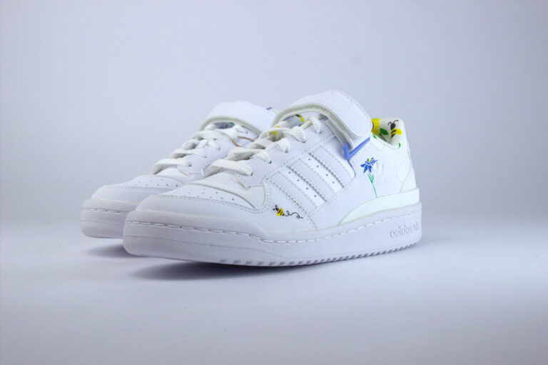 Buty Adidas dziecięce Forum Low białe